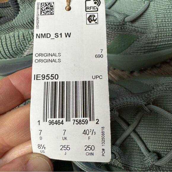 adidas | NWT‎ NMD S1 Shoes Focus Olive Silver Green IE9550 Women's Sizes - Picture 5 of 9